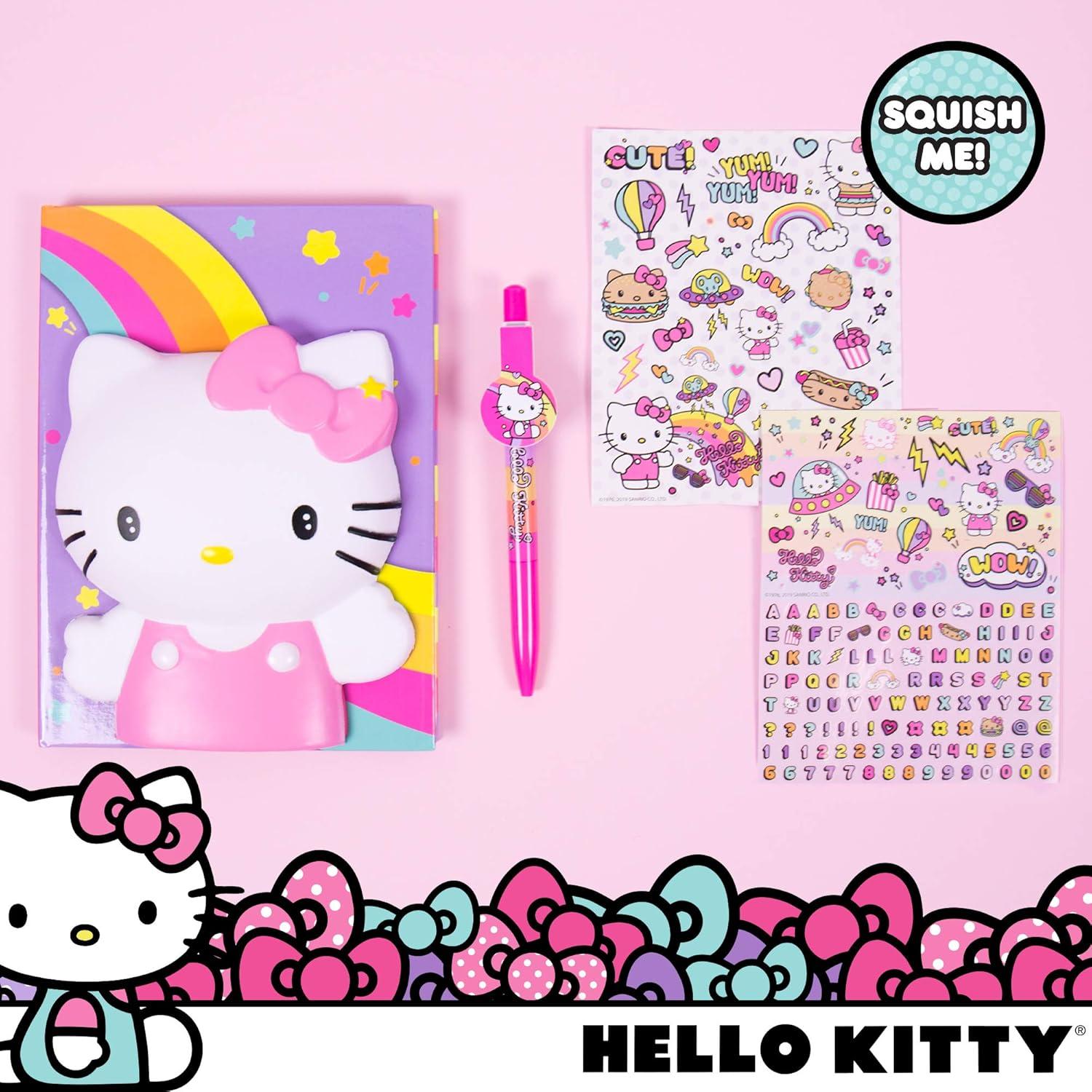 Diario Squishy Hello Kitty Horizon Group USA 12.7x20.3 cm