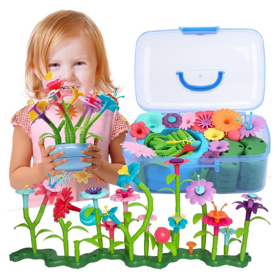 Set de Construcción Jardín de Flores BIRANCO 138 PCS