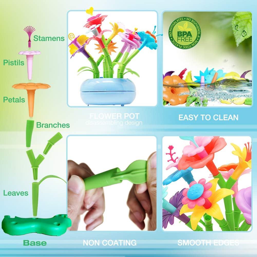 Set de Construcción Jardín de Flores BIRANCO 138 PCS