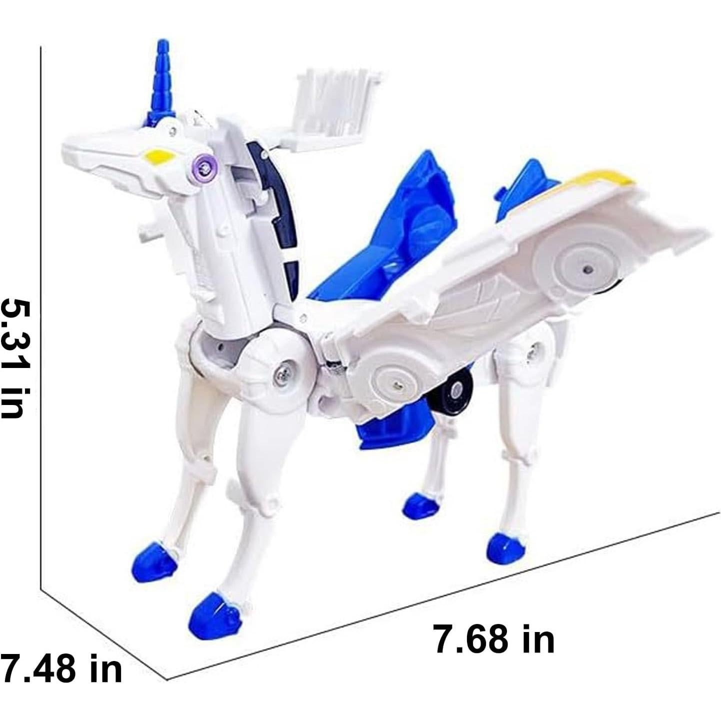 Coche Transformador Unicornio FOTN 25.4x5.1x6.9cm Azul