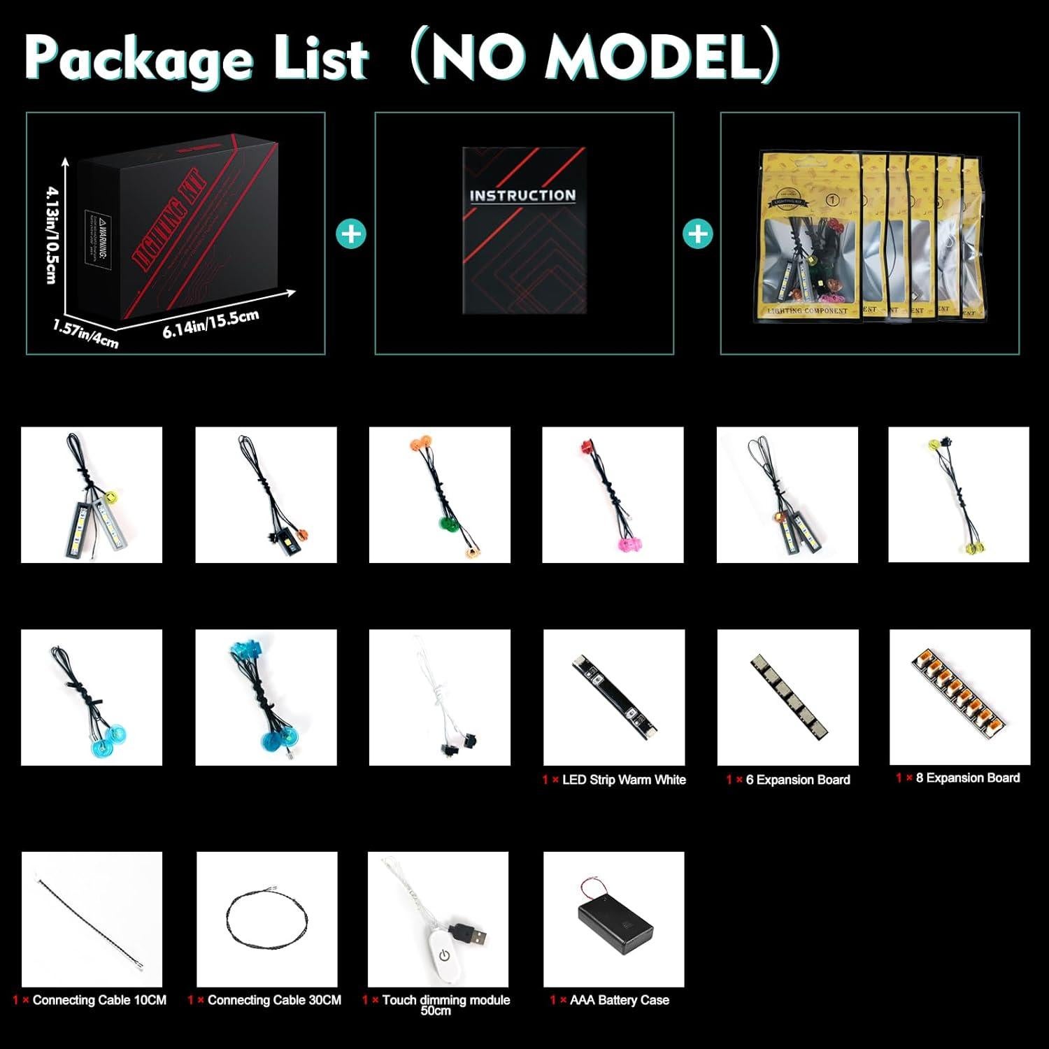 Kit de Iluminación LED LocoLee para LEGO 10351 Sherlock Holmes