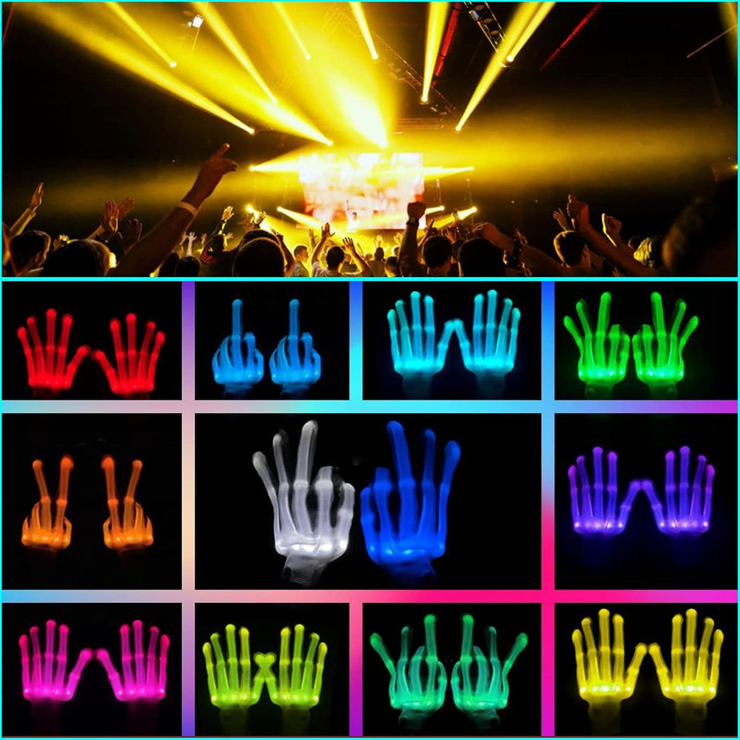 Guantes LED Coloridos COLEDRE para Niños 3-12 Años - 12 Colores