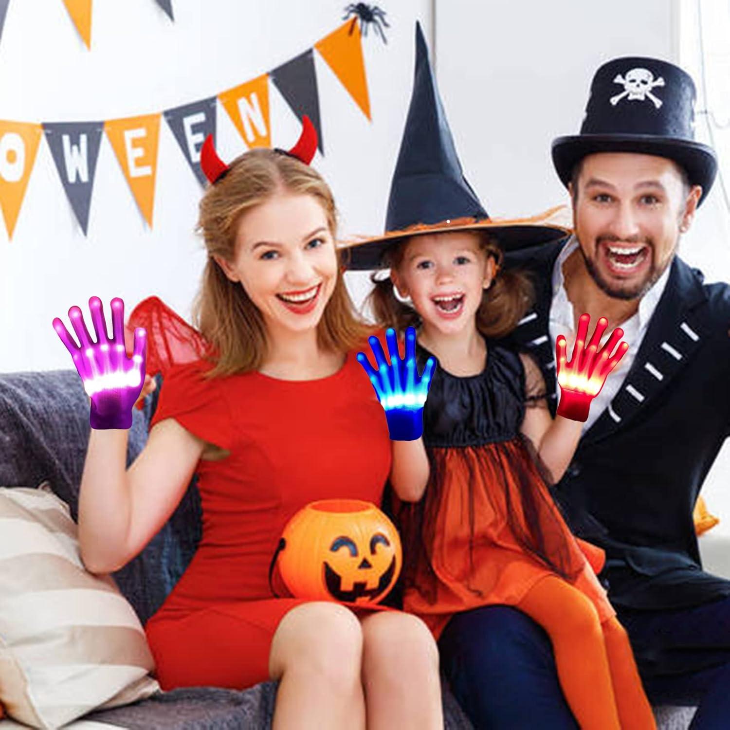 Guantes LED Coloridos COLEDRE para Niños 3-12 Años - 12 Colores