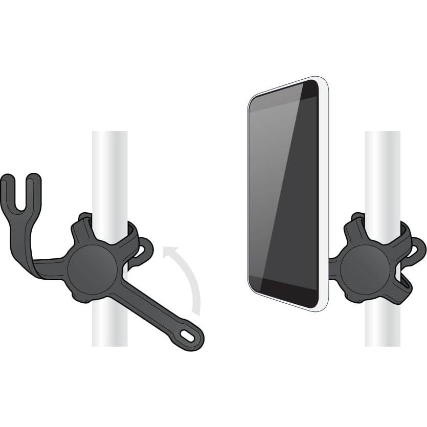 Soporte Flexible para Teléfono PopSockets - Trípode Negro