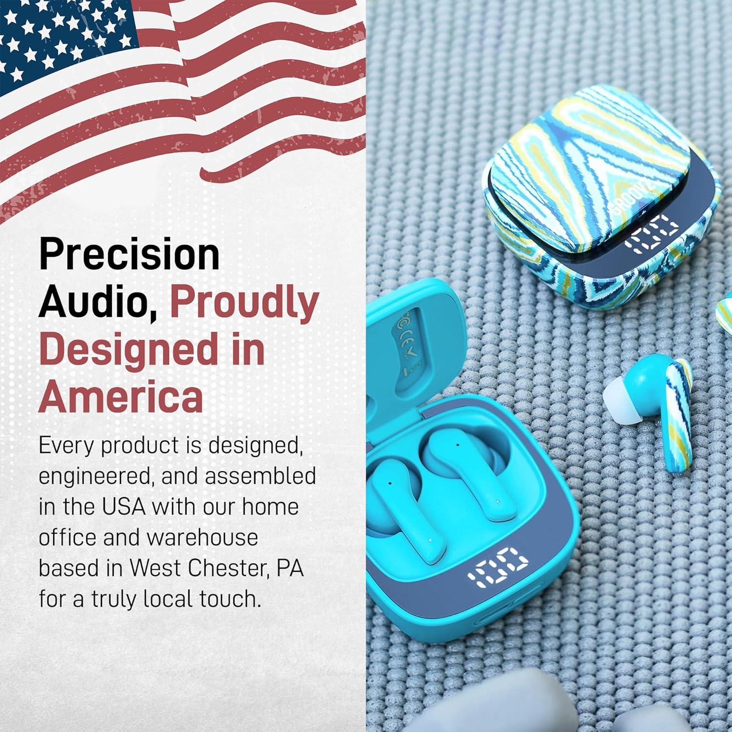 Auriculares Inalámbricos Groovz GRVZ-CM-LEO - IPX4, 27h Batería