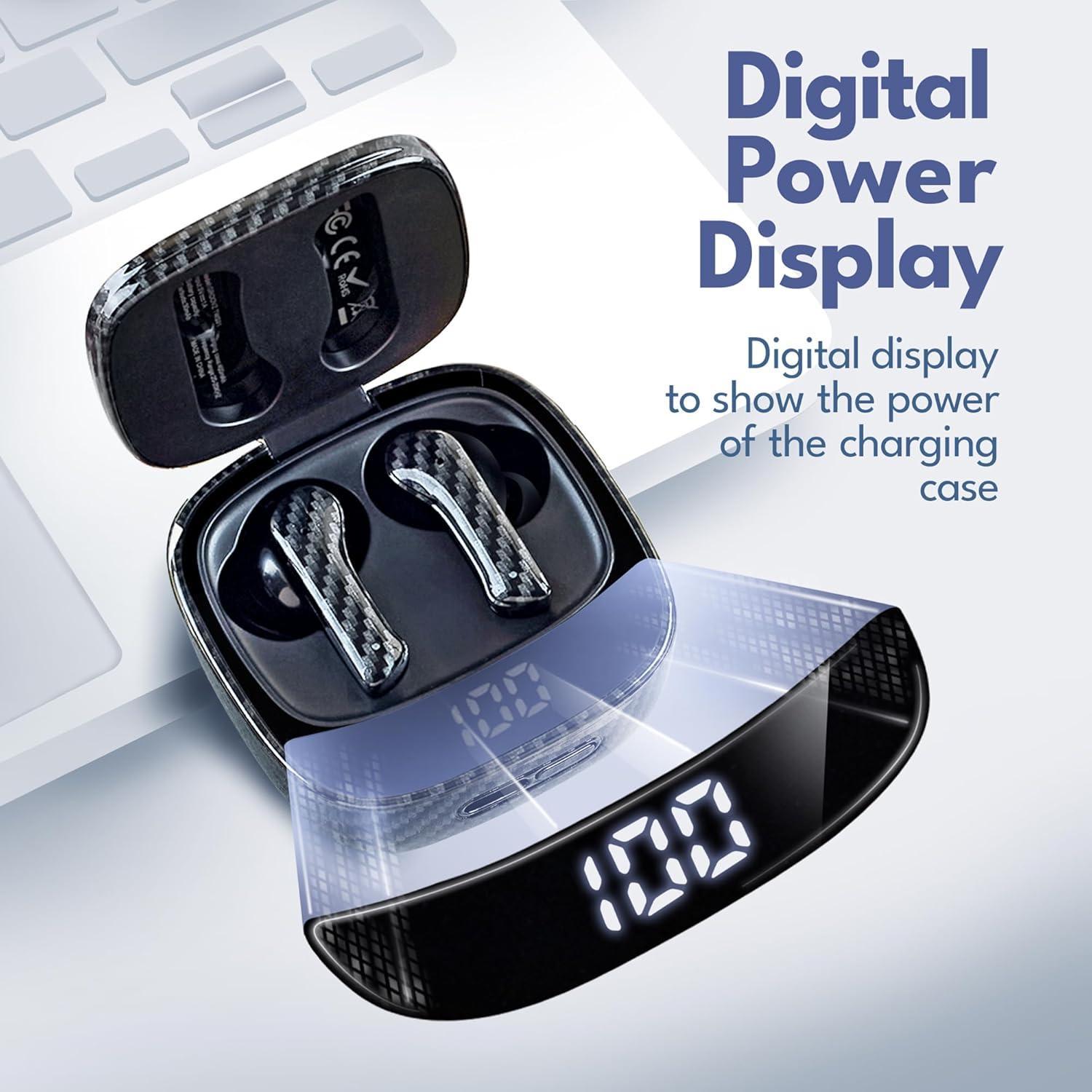 Auriculares Inalámbricos Groovz 27h Bluetooth 5.3 IPX4 Azul Claro