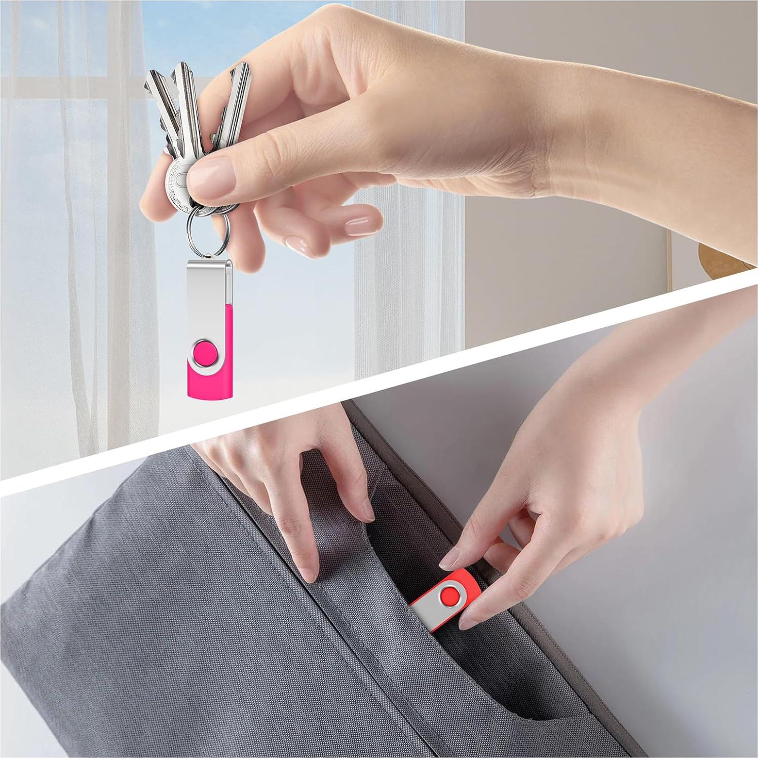 Paquete de 10 Unidades Flash USB AreTop 128MB Colores Mezclados