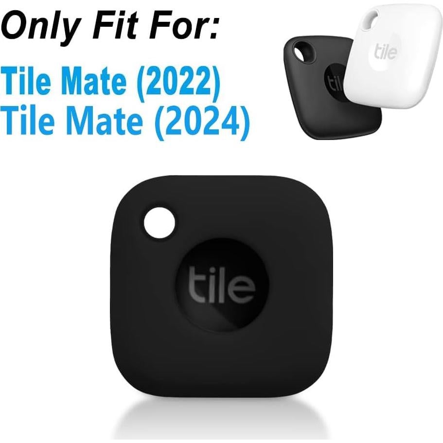 Funda de Silicona Geiomoo para Tile Mate 2024/2022 - Negro