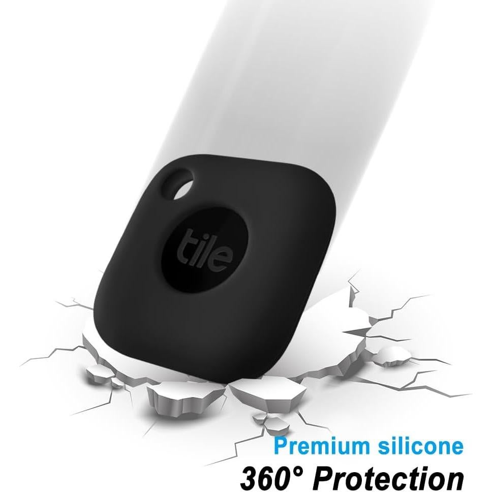 Funda de Silicona Geiomoo para Tile Mate 2024/2022 - Negro