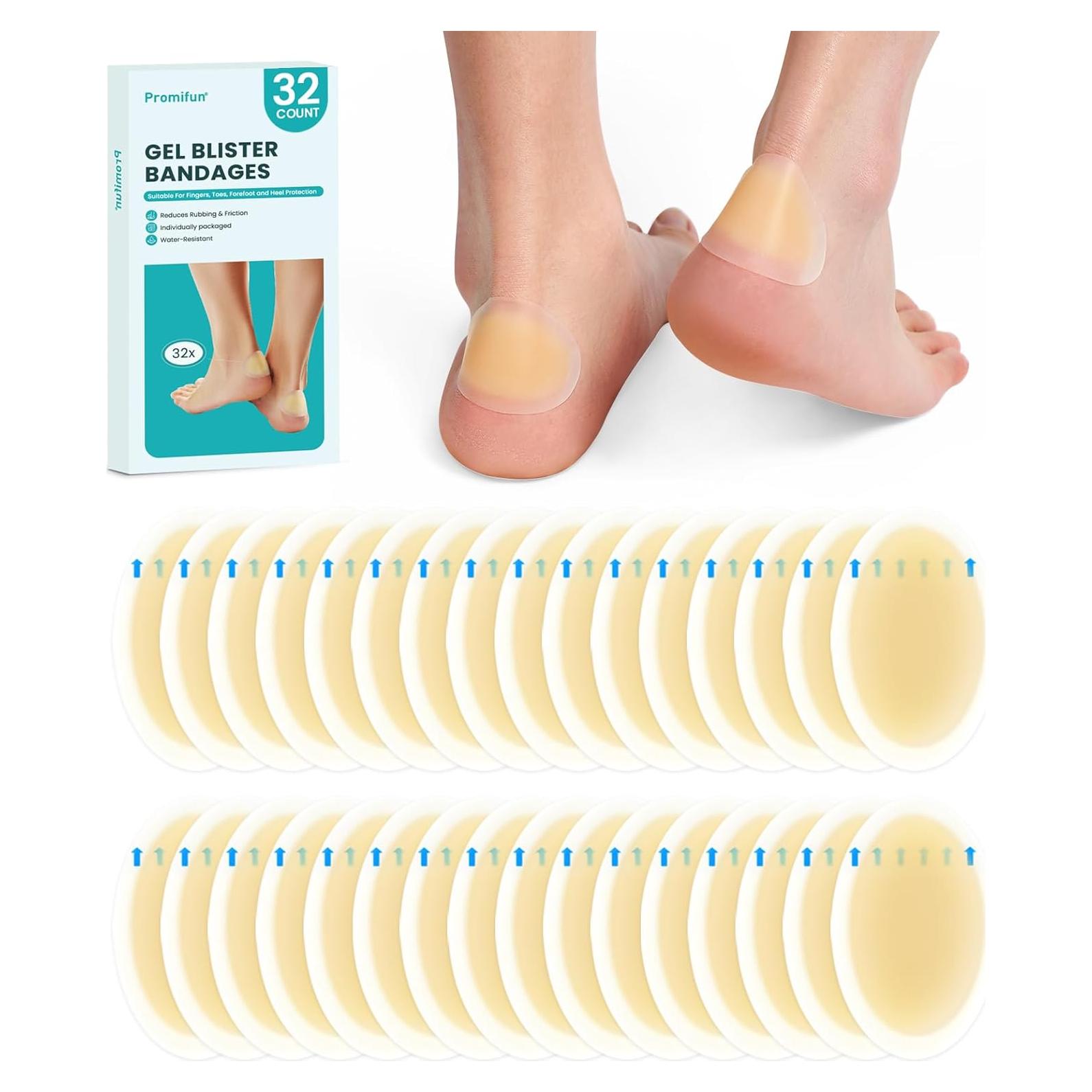 Vendajes para Ampollas Promifun - Gel Hidrosoluble Impermeable - 32 Unidades