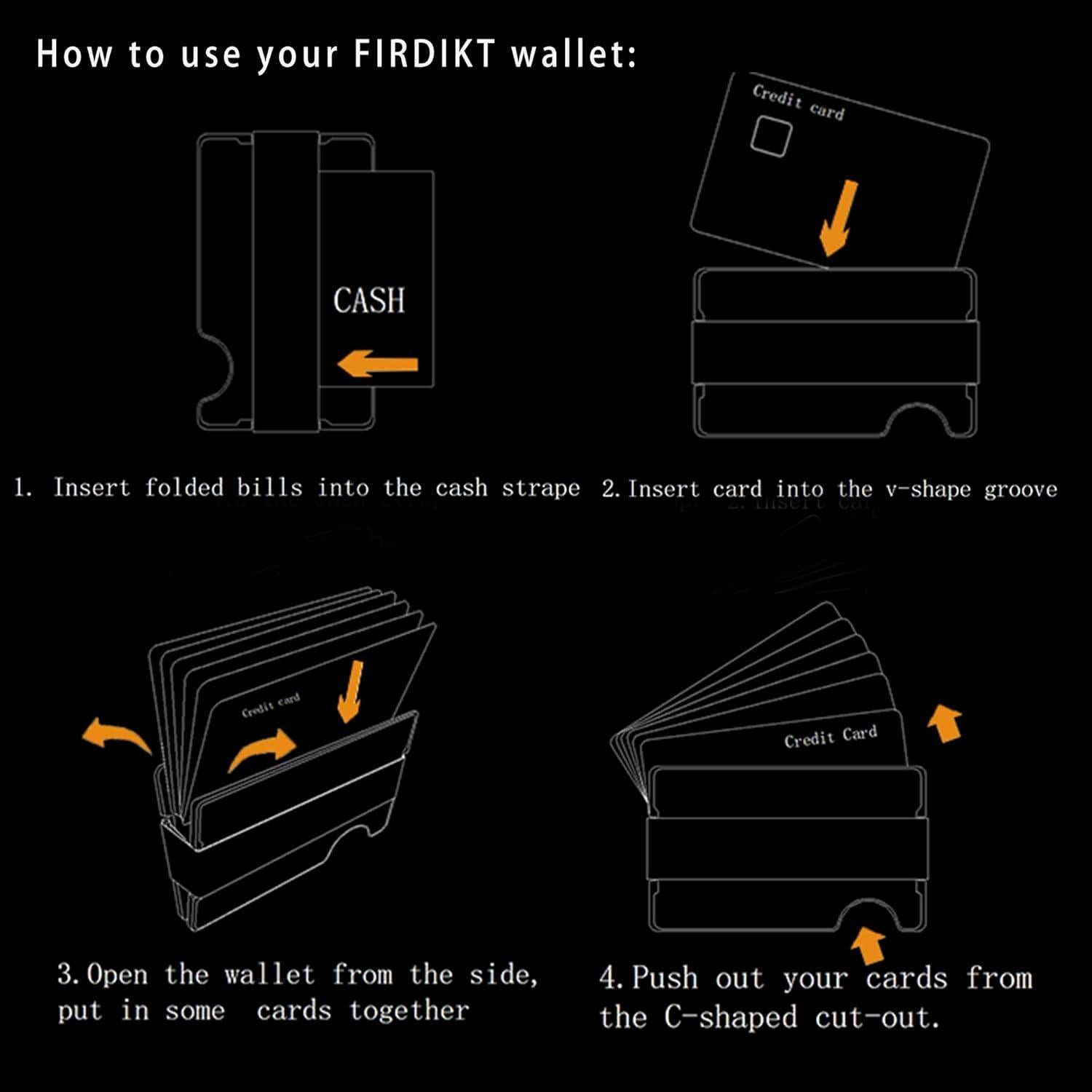 Billetera Minimalista RFID de Fibra de Carbono para Hombre - Resina Azul Aqua