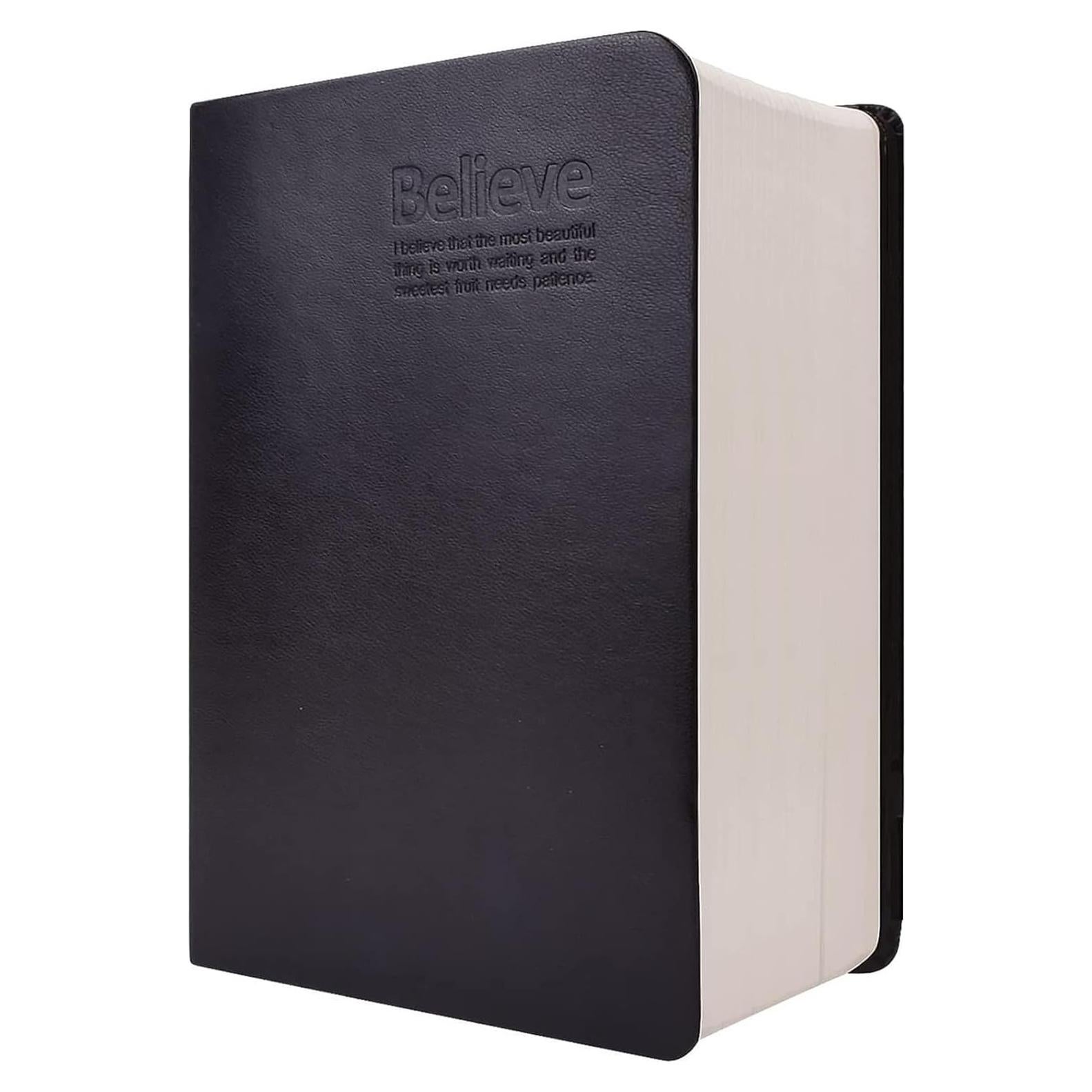Cuaderno SAYEEC A7 de Cuero PU 360 Páginas Rayadas