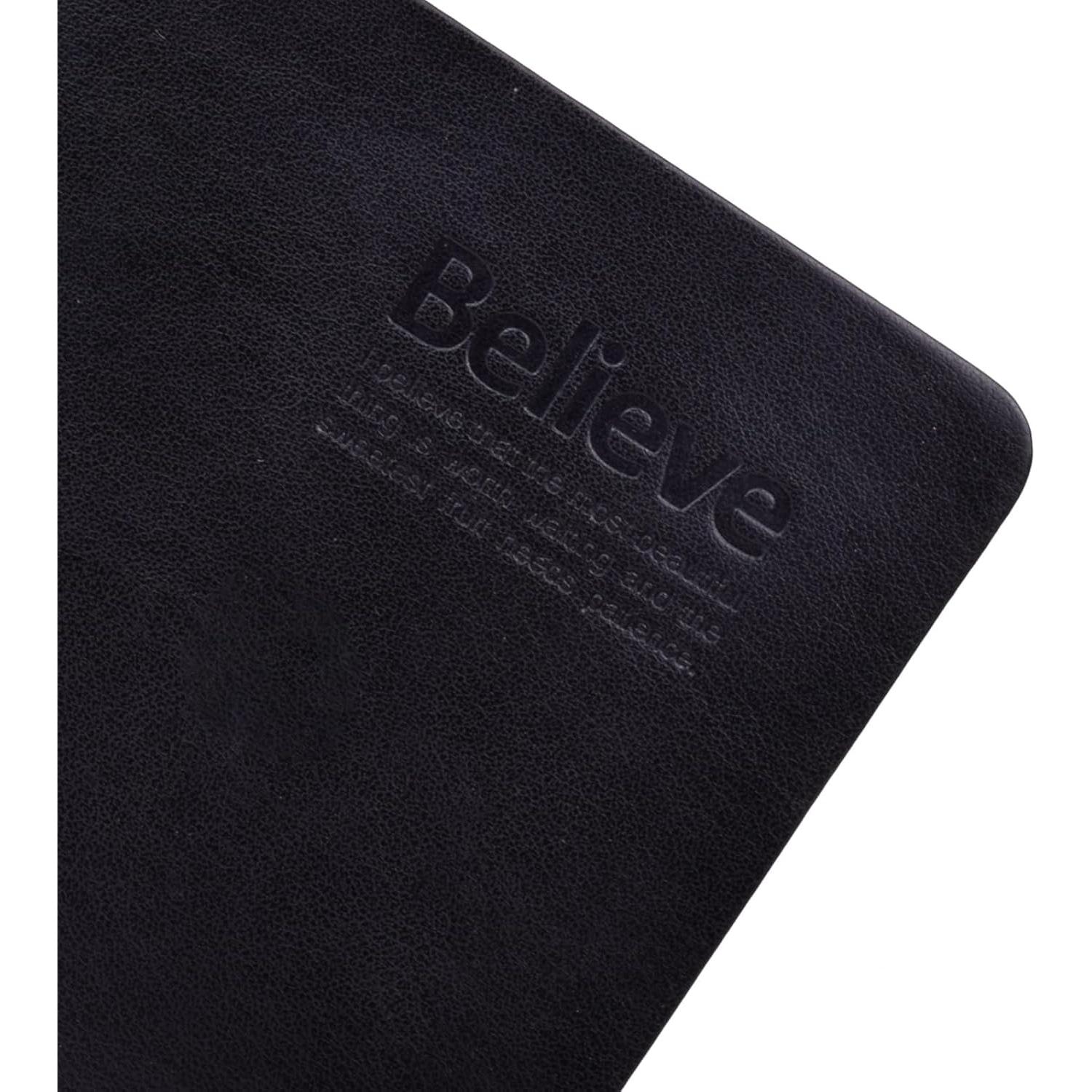 Cuaderno SAYEEC A7 de Cuero PU 360 Páginas Rayadas