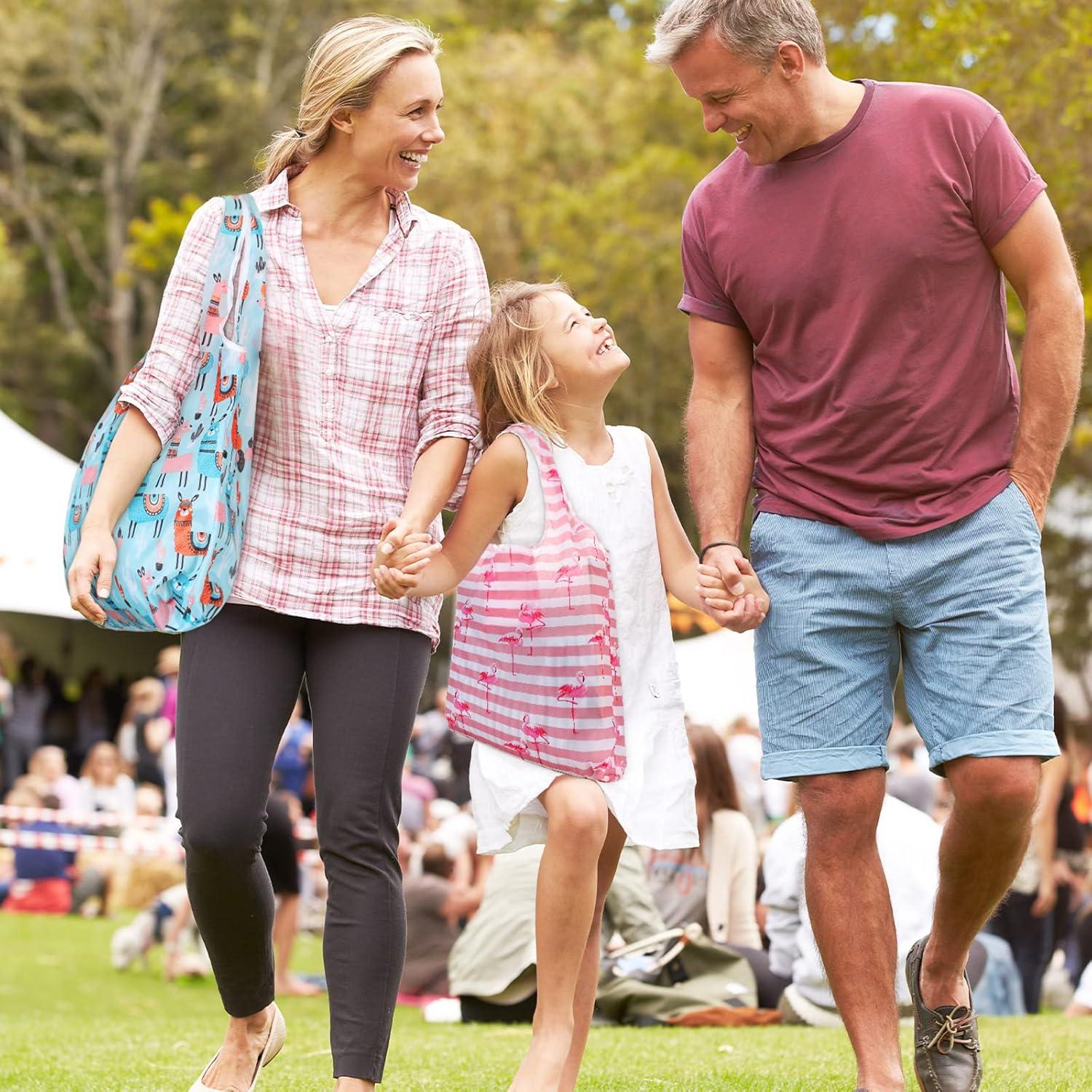 Bolsas de Compras Reutilizables Weewooday 18 Piezas Nylon