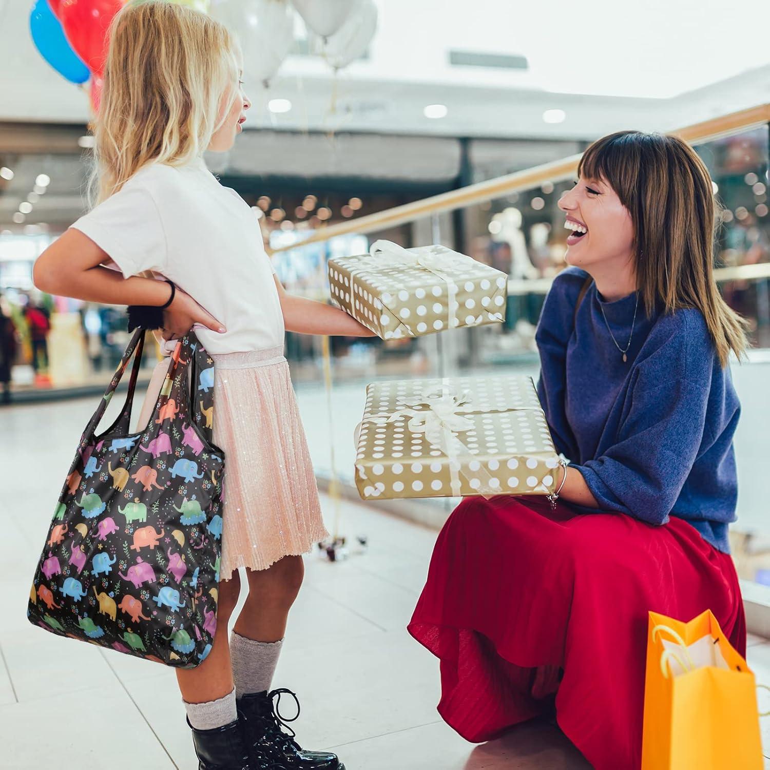 Bolsas de Compras Reutilizables Weewooday 18 Piezas Nylon