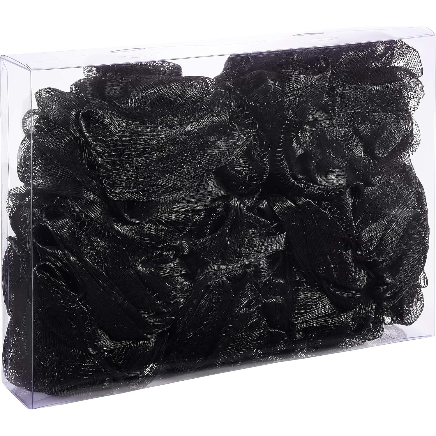 Esponjas de Baño Exfoliantes BRUBAKER - Set de 5 - Negro