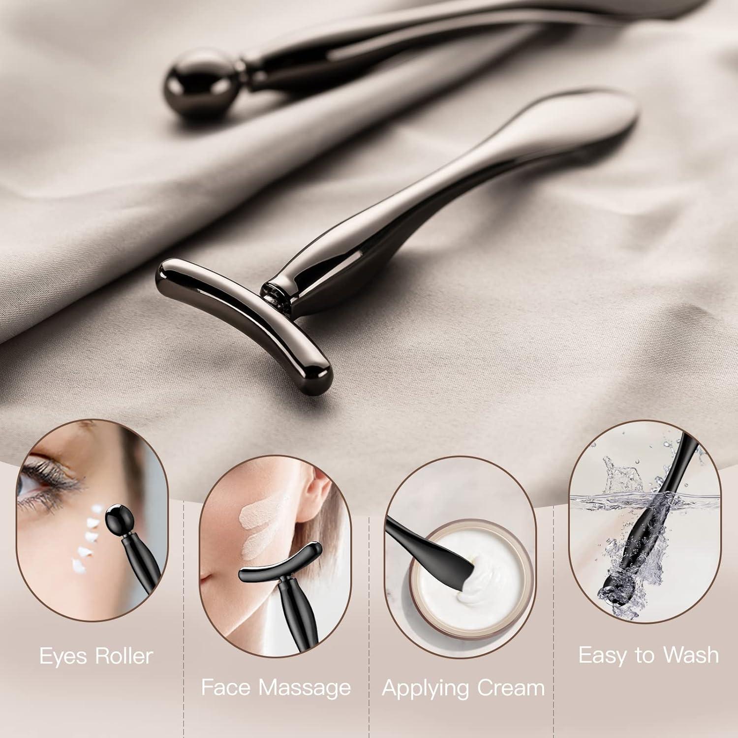 Varita Aplicadora de Crema para Ojos Lisapack 2PCS - Masaje Facial