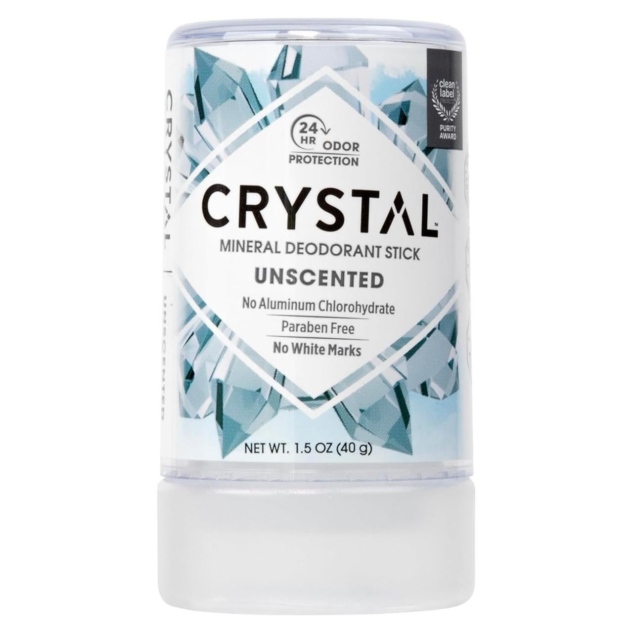 Deodorante Mineral Crystal en Barra 42.52g - Natural y Eficaz