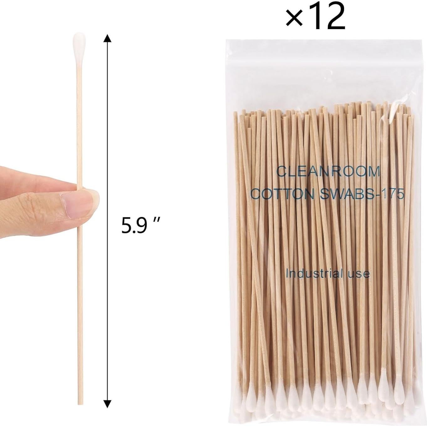 Bastones de Algodón Largos BTYMS 15.24 cm - 1200 Cuento