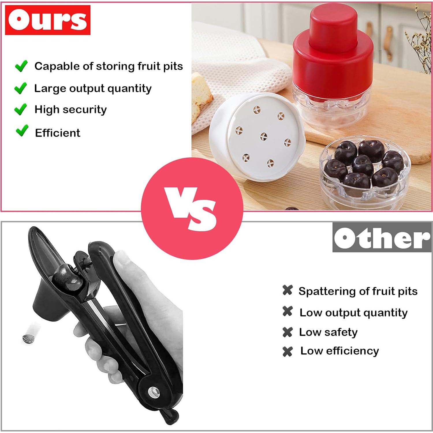 Deshuesadora de Cerezas UnisonPet 7 Huecos Blanca - Multifuncional