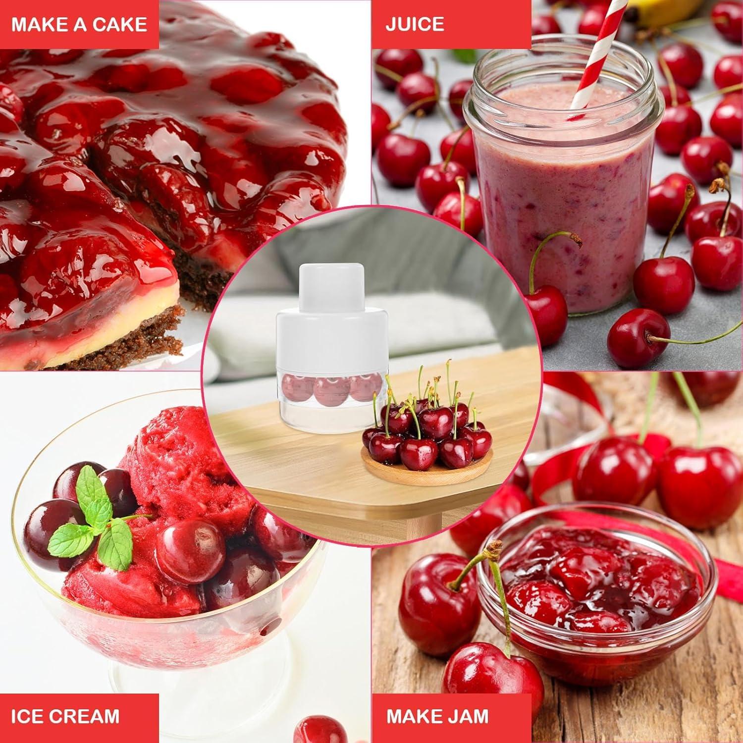 Deshuesadora de Cerezas UnisonPet 7 Huecos Blanca - Multifuncional