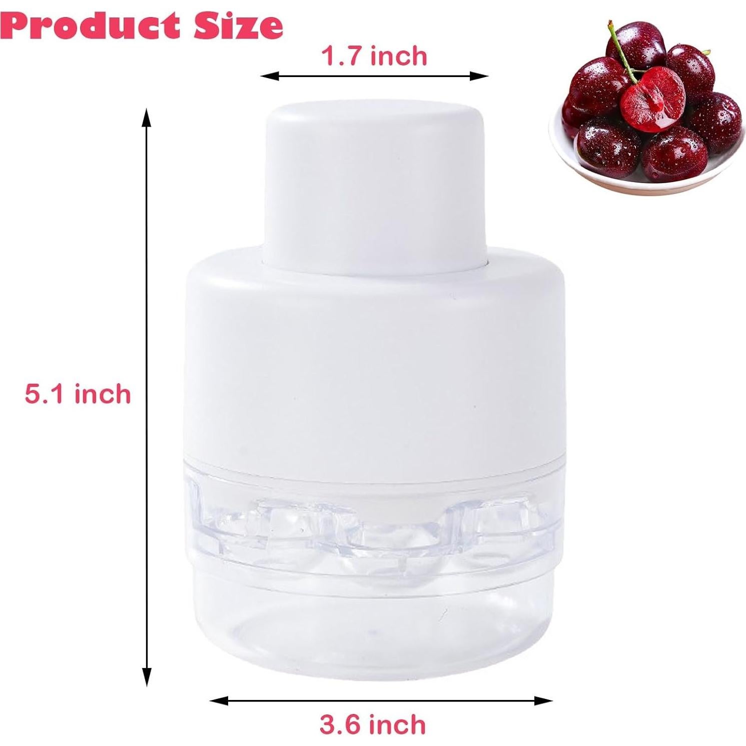 Deshuesadora de Cerezas UnisonPet 7 Huecos Blanca - Multifuncional