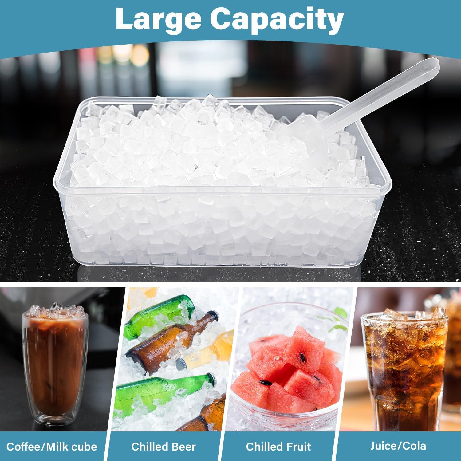 Bandeja de Hielo Mini FDDBI con Contenedor - 117 Cubitos