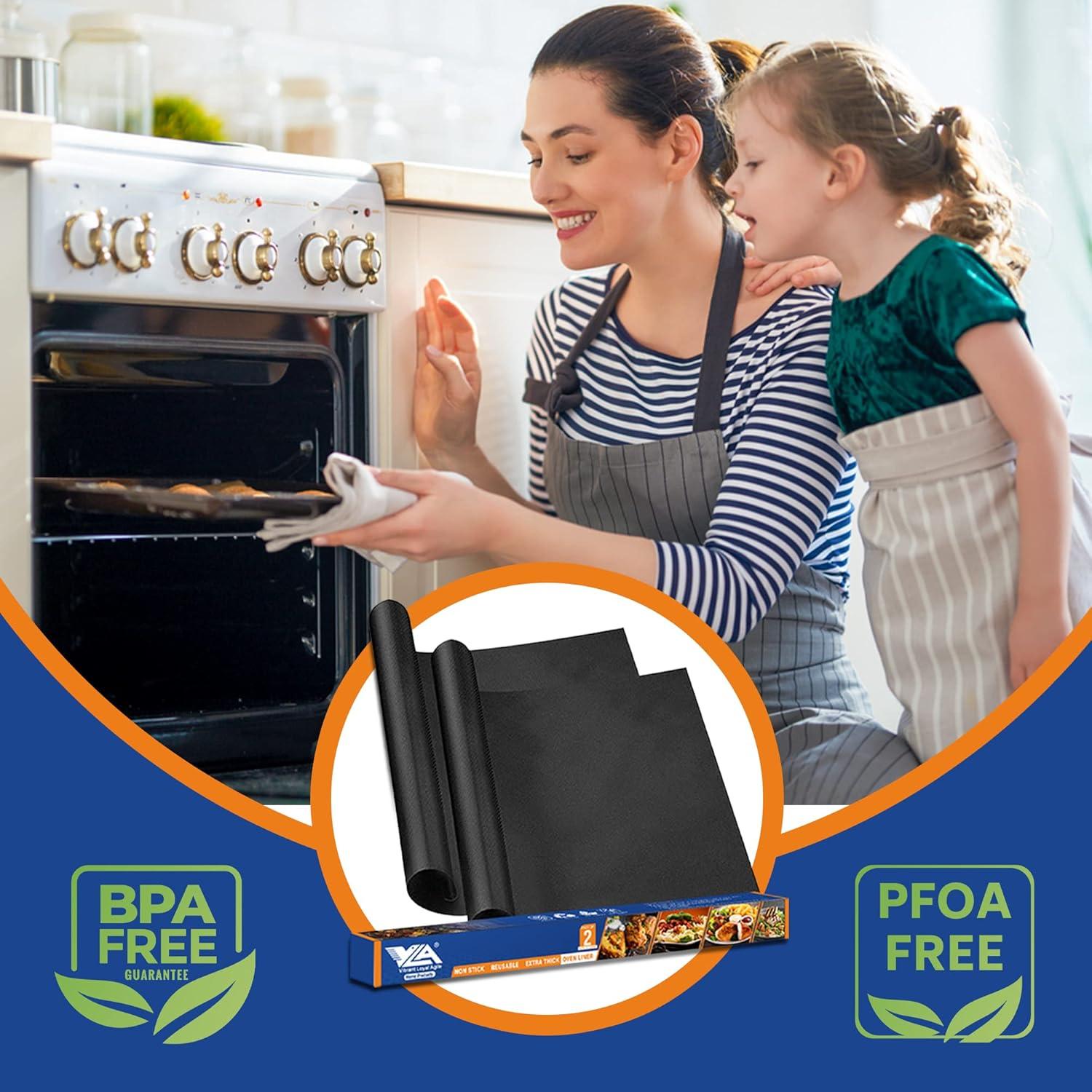 Forros de Horno VLA 2 Piezas Silicona 63.5x43.2cm Antiadherentes