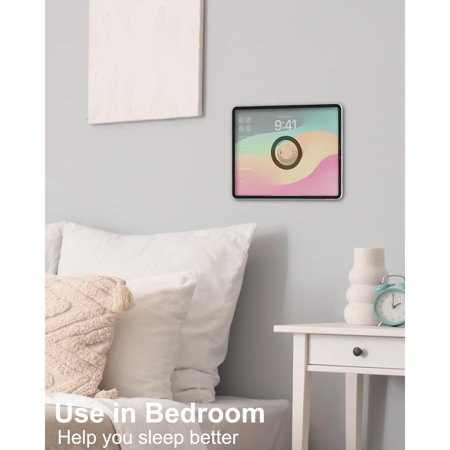 Soporte de Pared Magnético WoleyI 2-Pack Adhesivo para Tablet