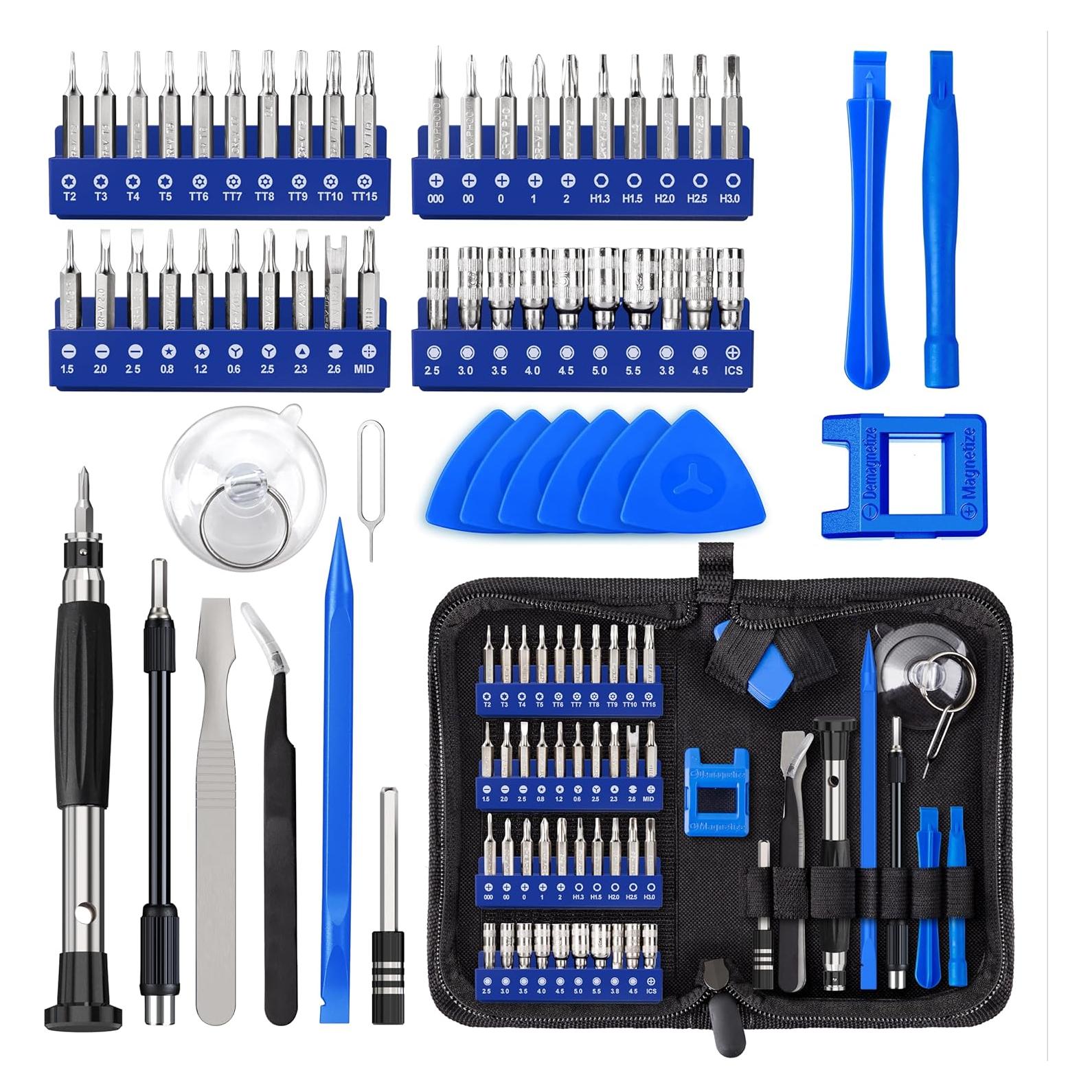 Juego de Destornilladores de Precisión 56 en 1 UnaMela - Ergonómico