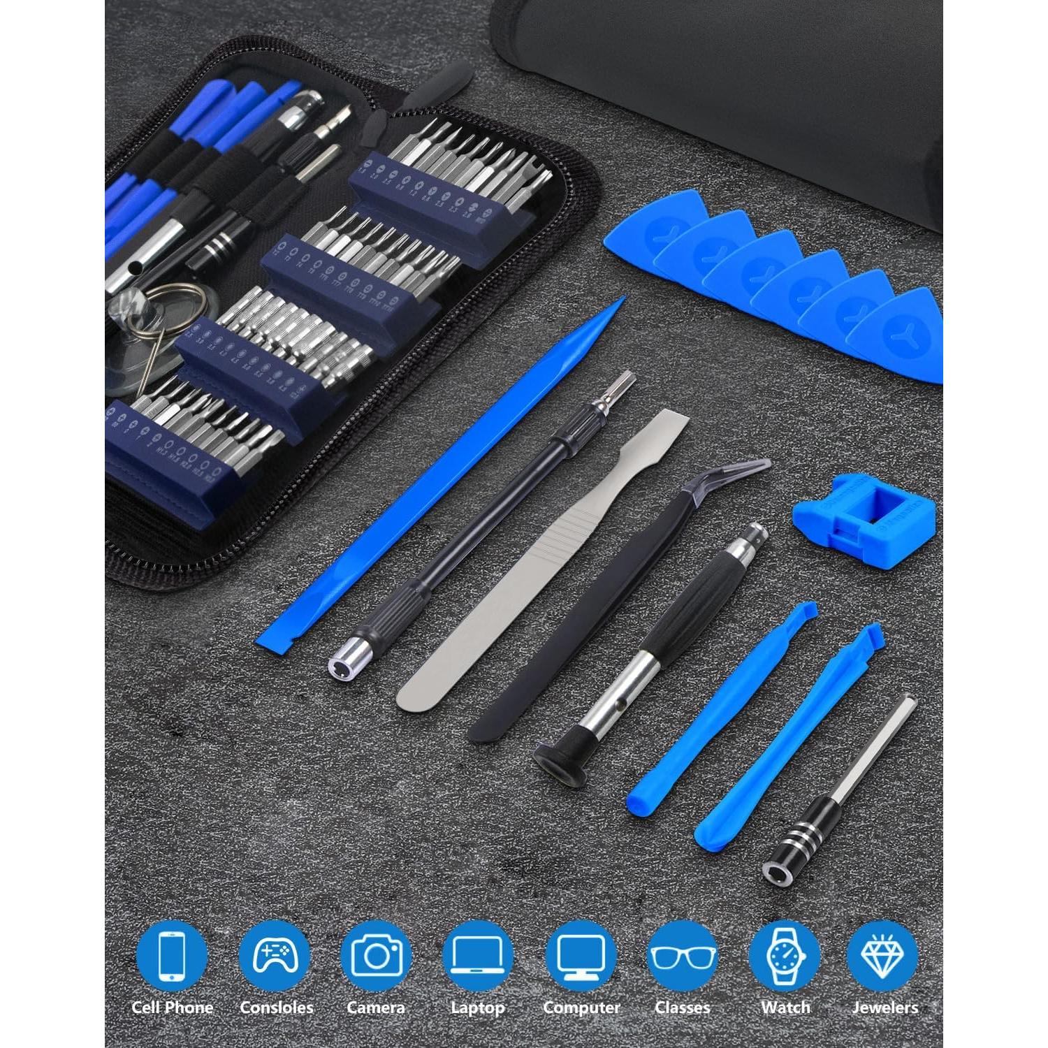 Juego de Destornilladores de Precisión 56 en 1 UnaMela - Ergonómico