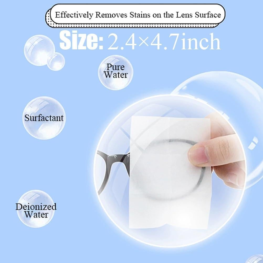 Toallitas de limpieza para lentes HI FINE CARE - 300 unidades