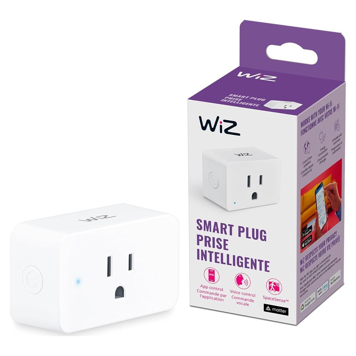 Enchufe Inteligente WiZ Control Voz y App 1 Paquete