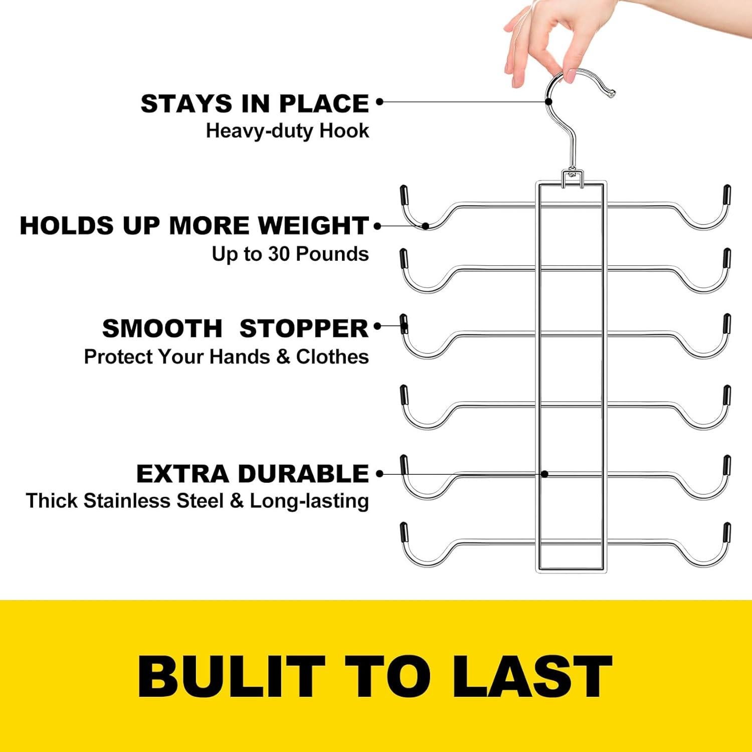 Organizador de Closet CLODSPAC 6 Niveles Acero Inoxidable