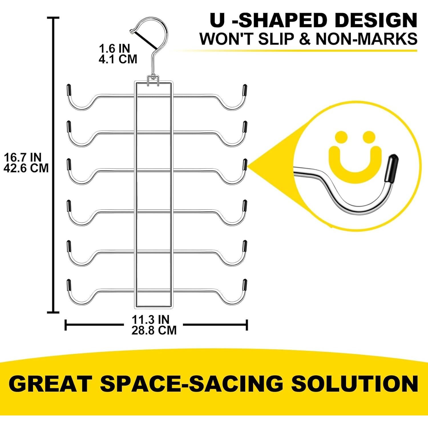 Organizador de Closet CLODSPAC 6 Niveles Acero Inoxidable