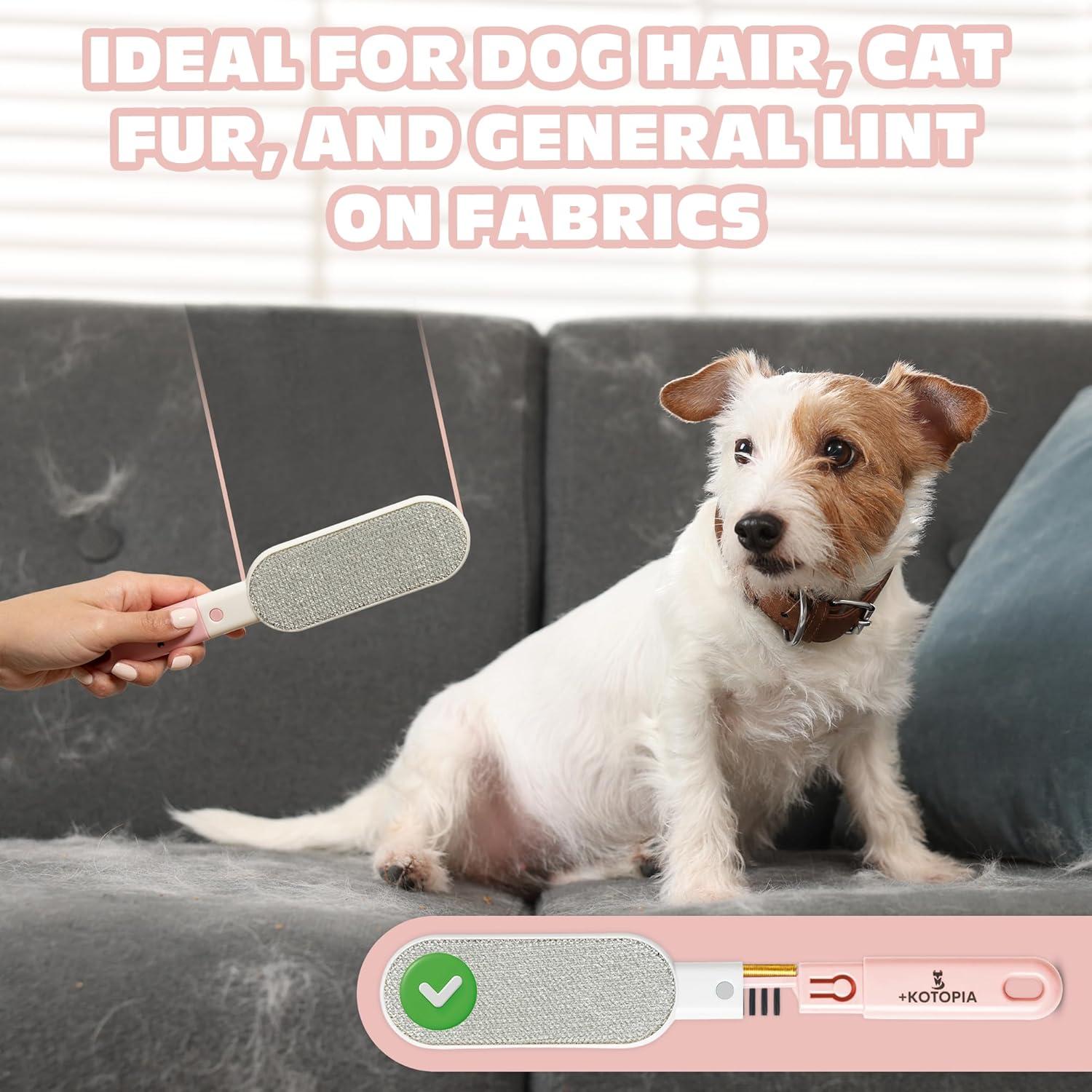 Cepillo Quitapelos Electroestático KOTOPIA 4-en-1 Rosa