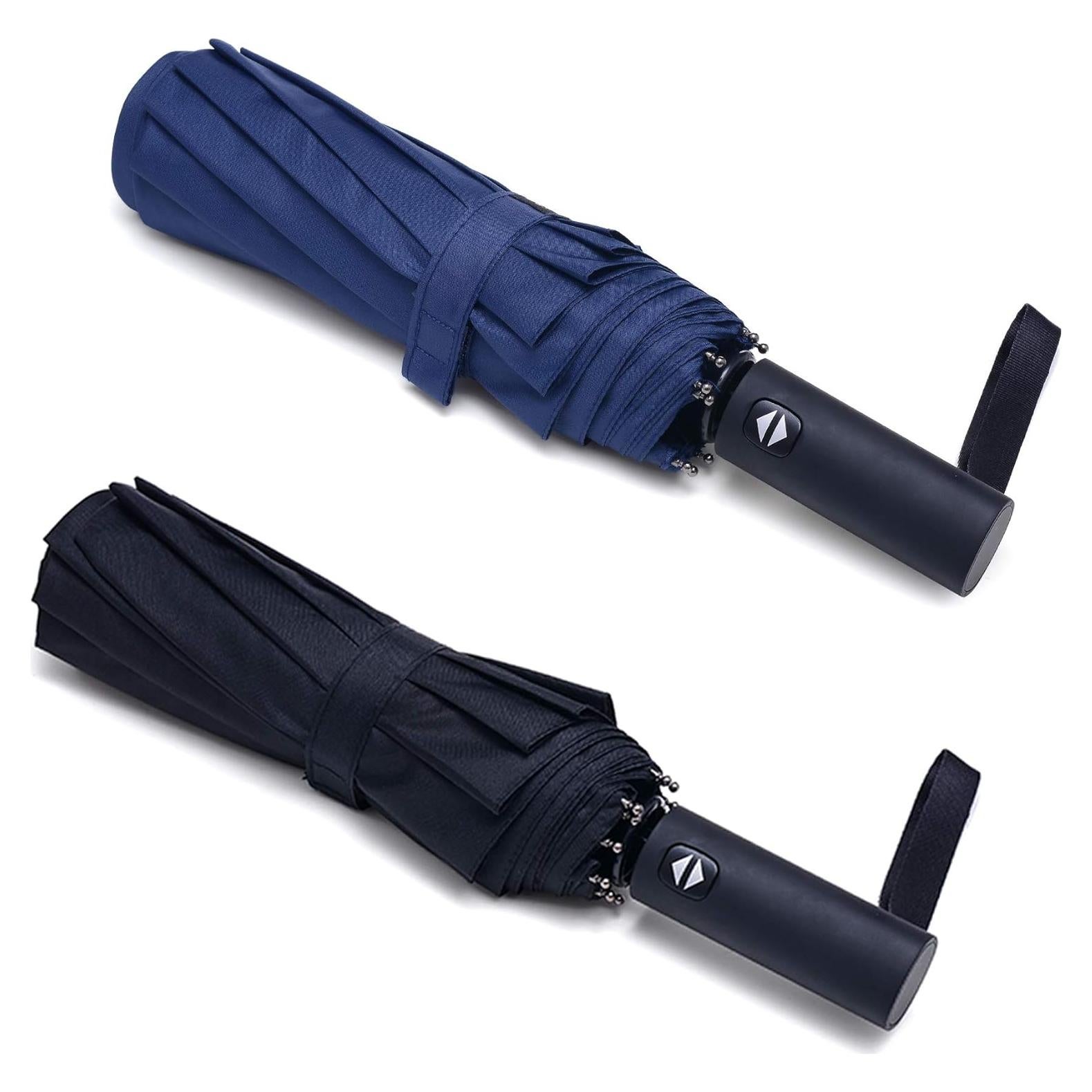 Paraguas PFFY Compacto Automático a Prueba de Viento - 2 Paquetes