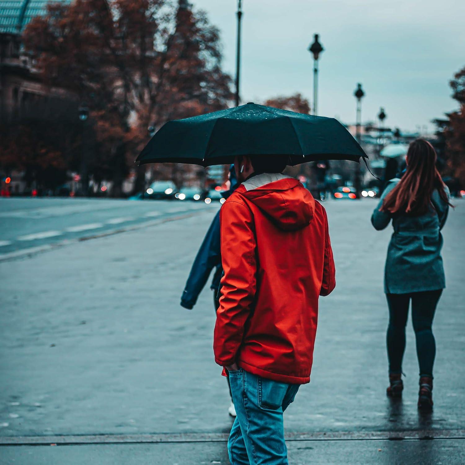 Paraguas PFFY Compacto Automático a Prueba de Viento - 2 Paquetes