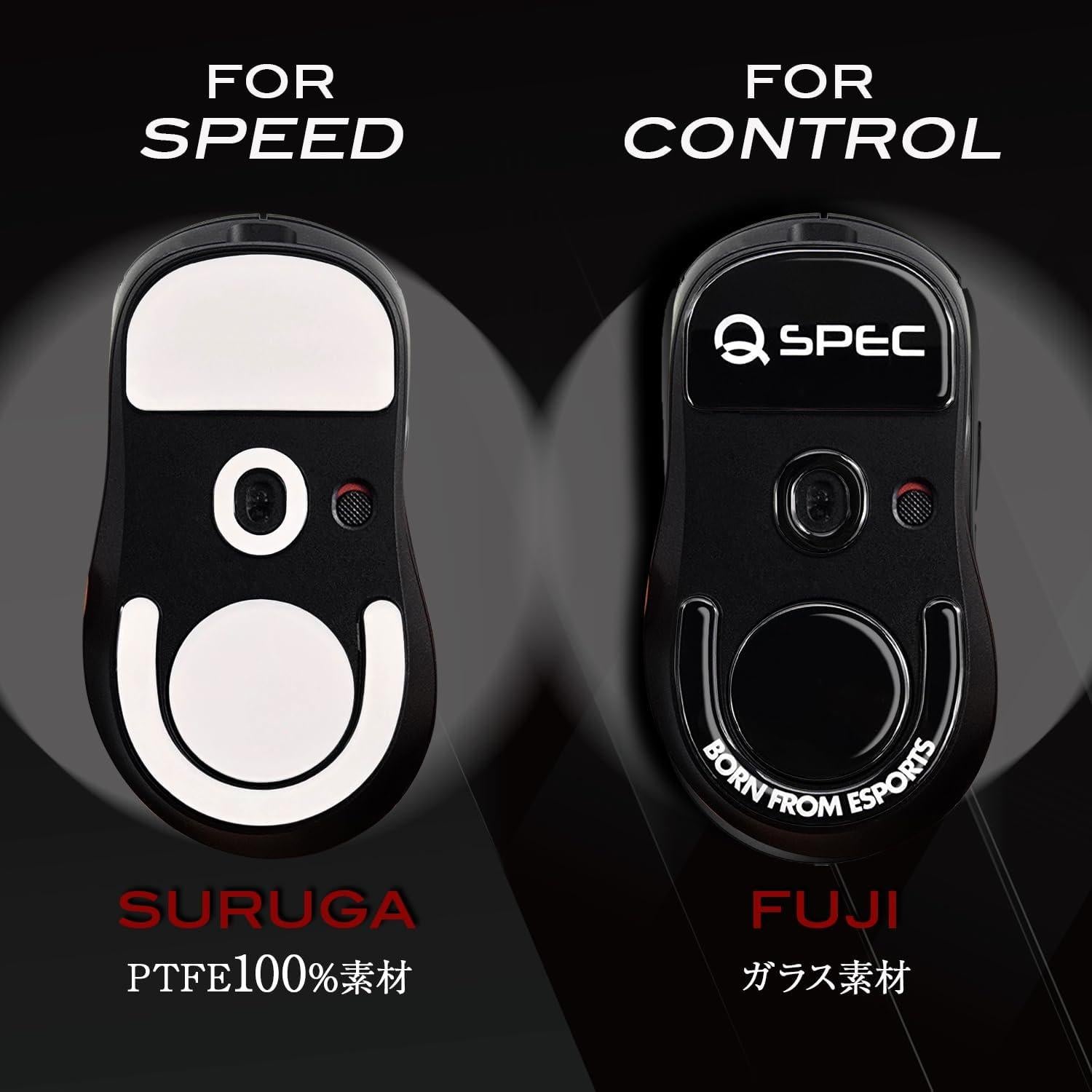 Patines de vidrio Q SPEC para Logitech G PRO X SUPERLIGHT2 DEX