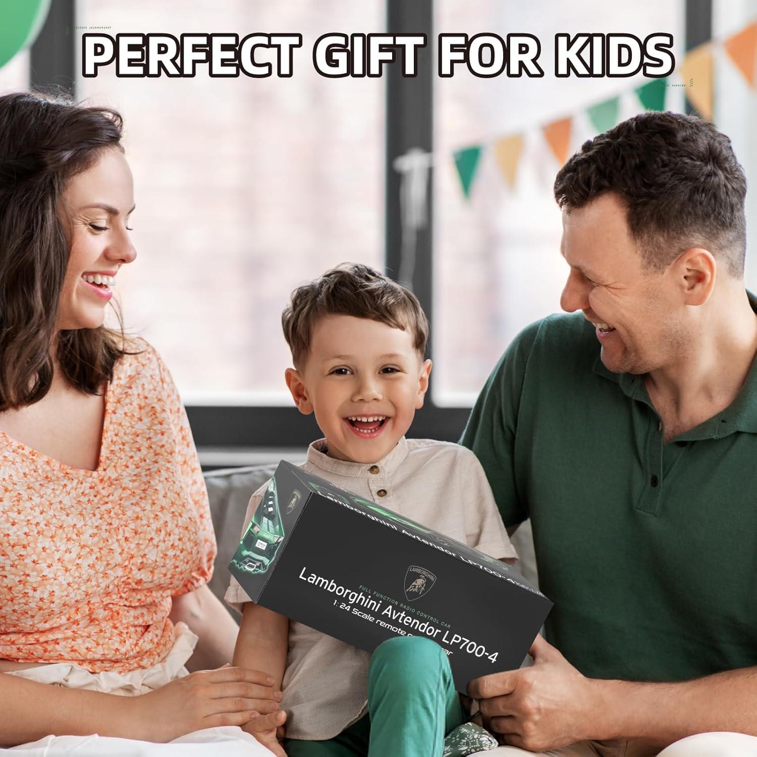 MIEBELY Coche RC Lamborghini LP700 1:24 Control Remoto