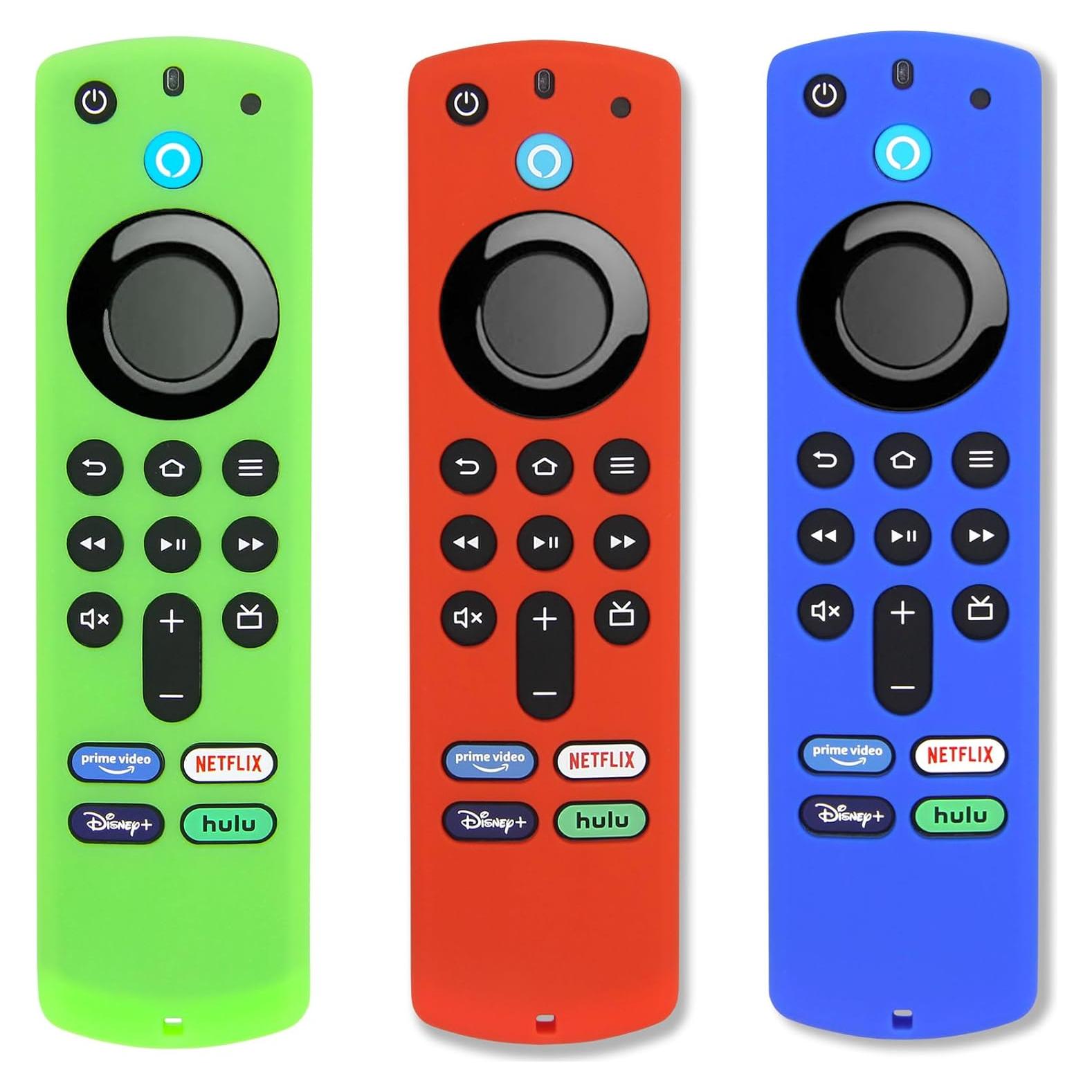 Funda de Silicona Pinowu para Control Remoto Alexa Fire TV 4K