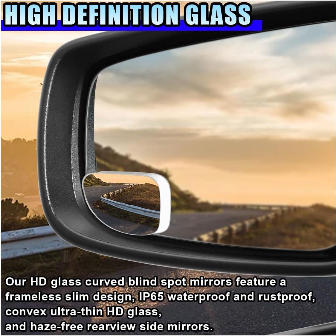 Espejo de Punto Ciego LHDOS 5x5 cm Ajustable Convexo