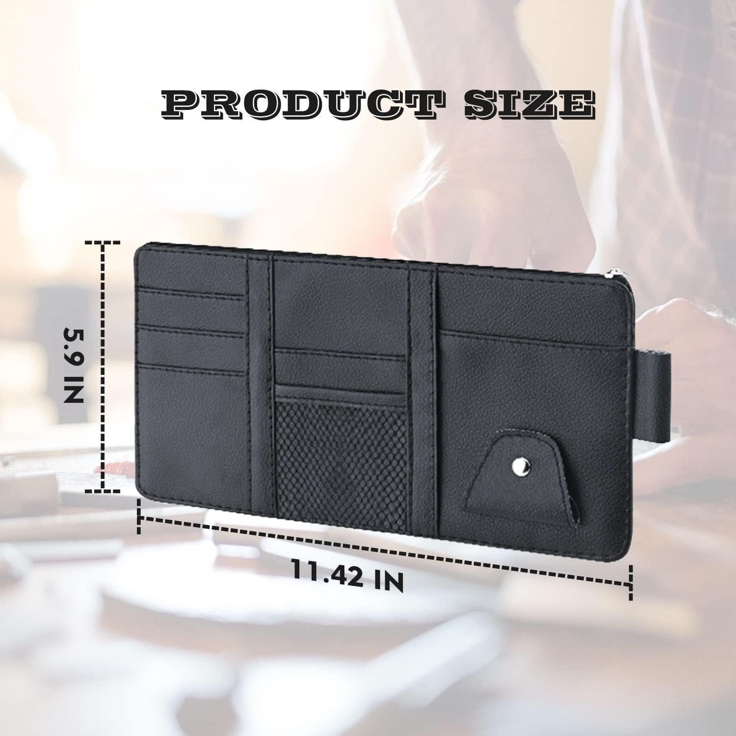 Organizador de Visera de Coche Yonput YNZJJ01BL Negro 29x15cm