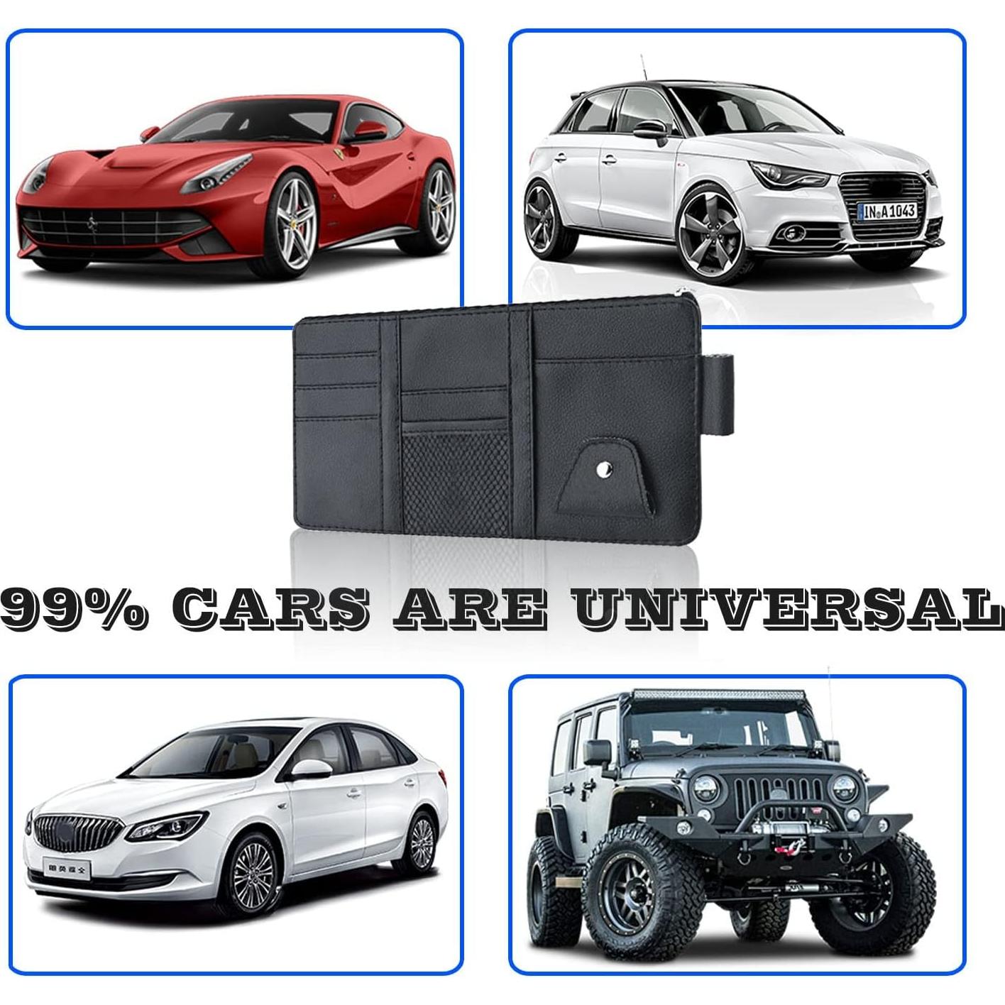 Organizador de Visera de Coche Yonput YNZJJ01BL Negro 29x15cm