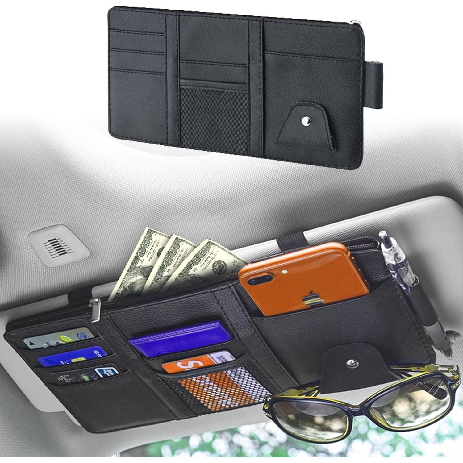 Organizador de Visera de Coche Yonput YNZJJ01BL Negro 29x15cm