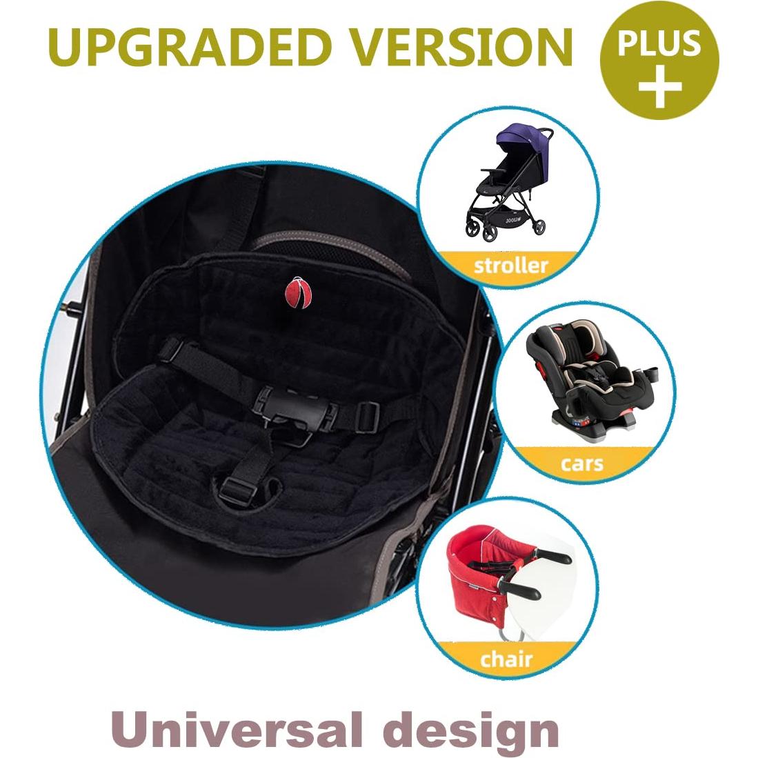 Protector de Asiento de Coche Baby Piddle Pad Plus Negro - Impermeable y Lavable