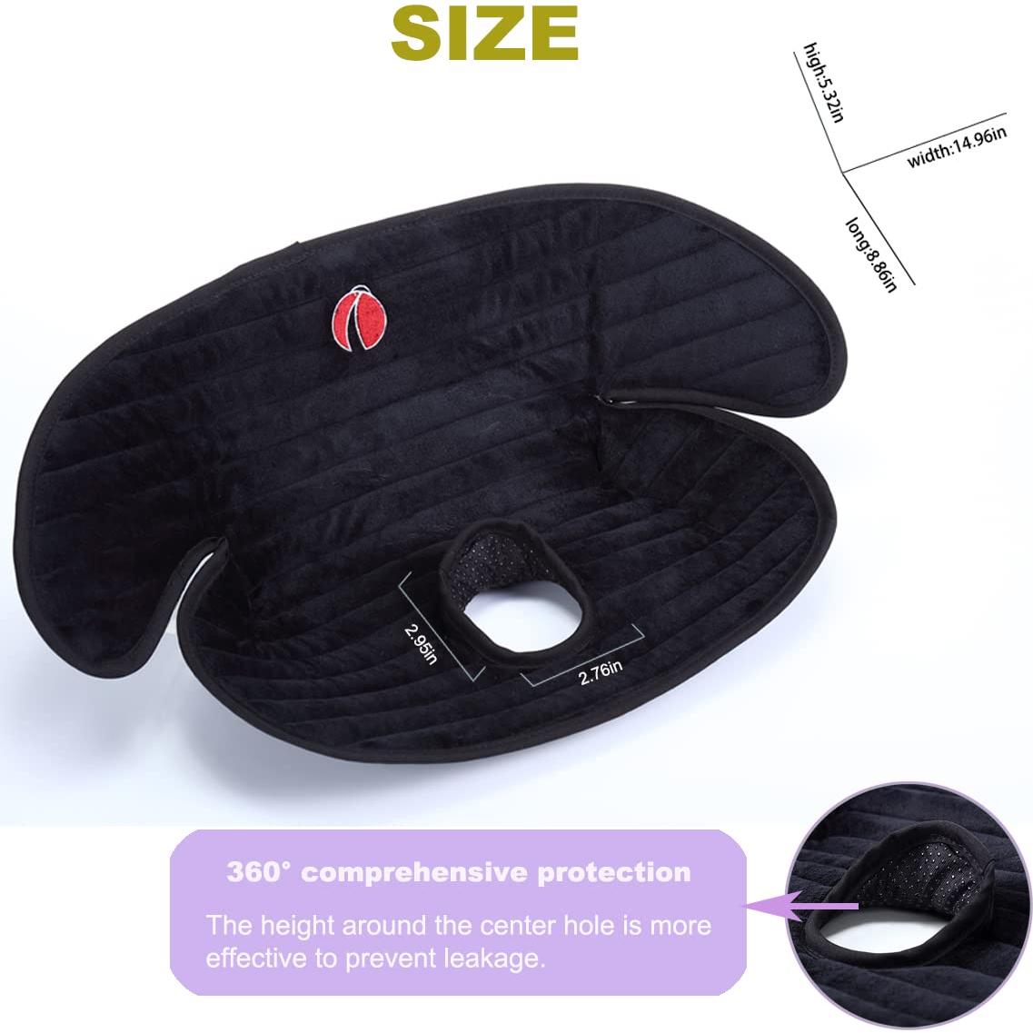 Protector de Asiento de Coche Baby Piddle Pad Plus Negro - Impermeable y Lavable