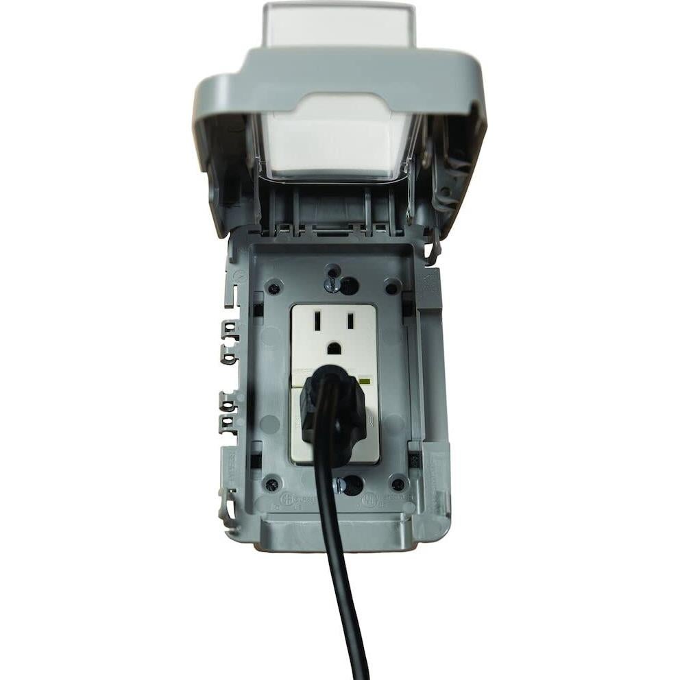 Cubierta de Bajo Perfil Intermatic WP7000G Gris a Prueba de Climas