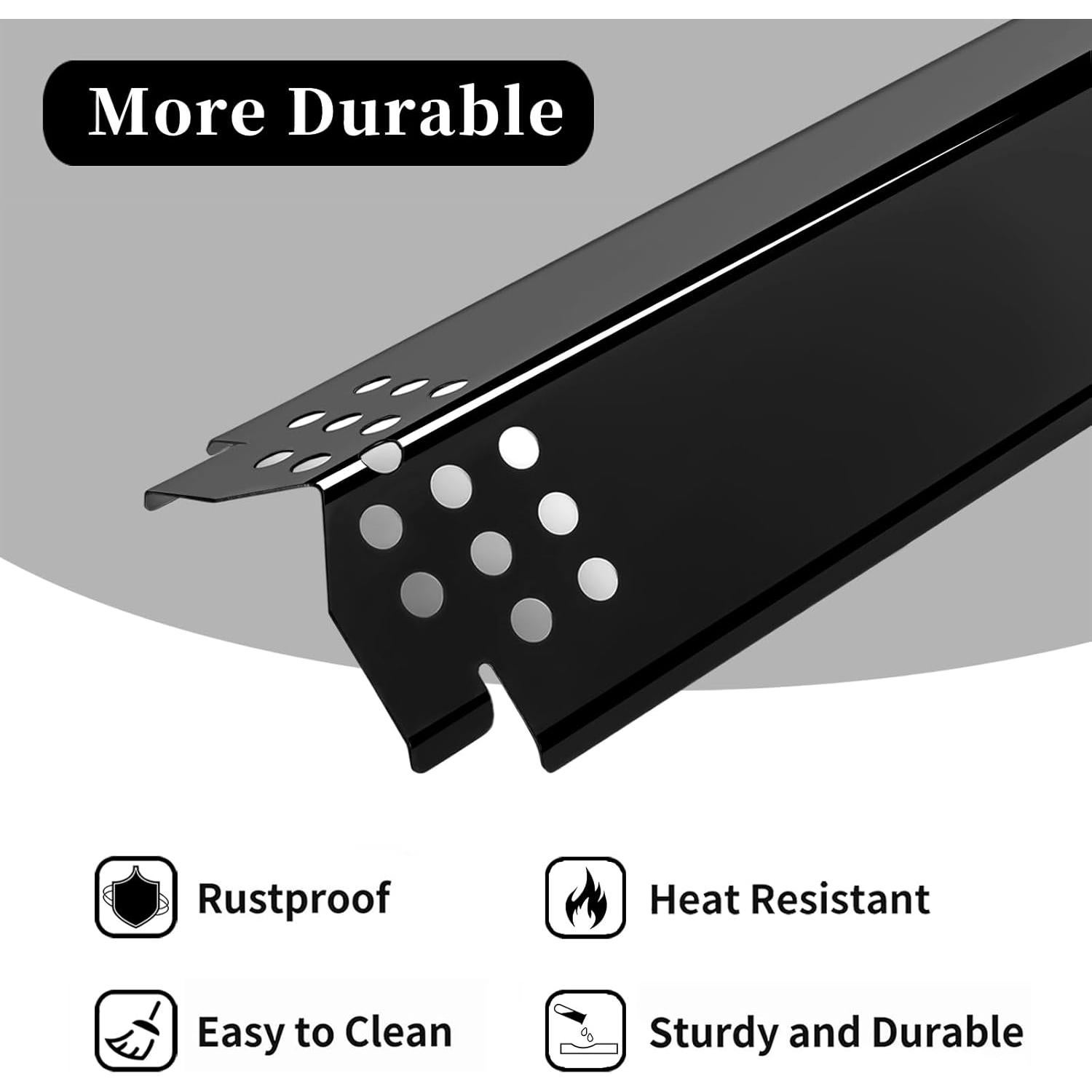 Placas de Calor Nexgrill 4 Quemador Acero Porcelánico 4 Pzas