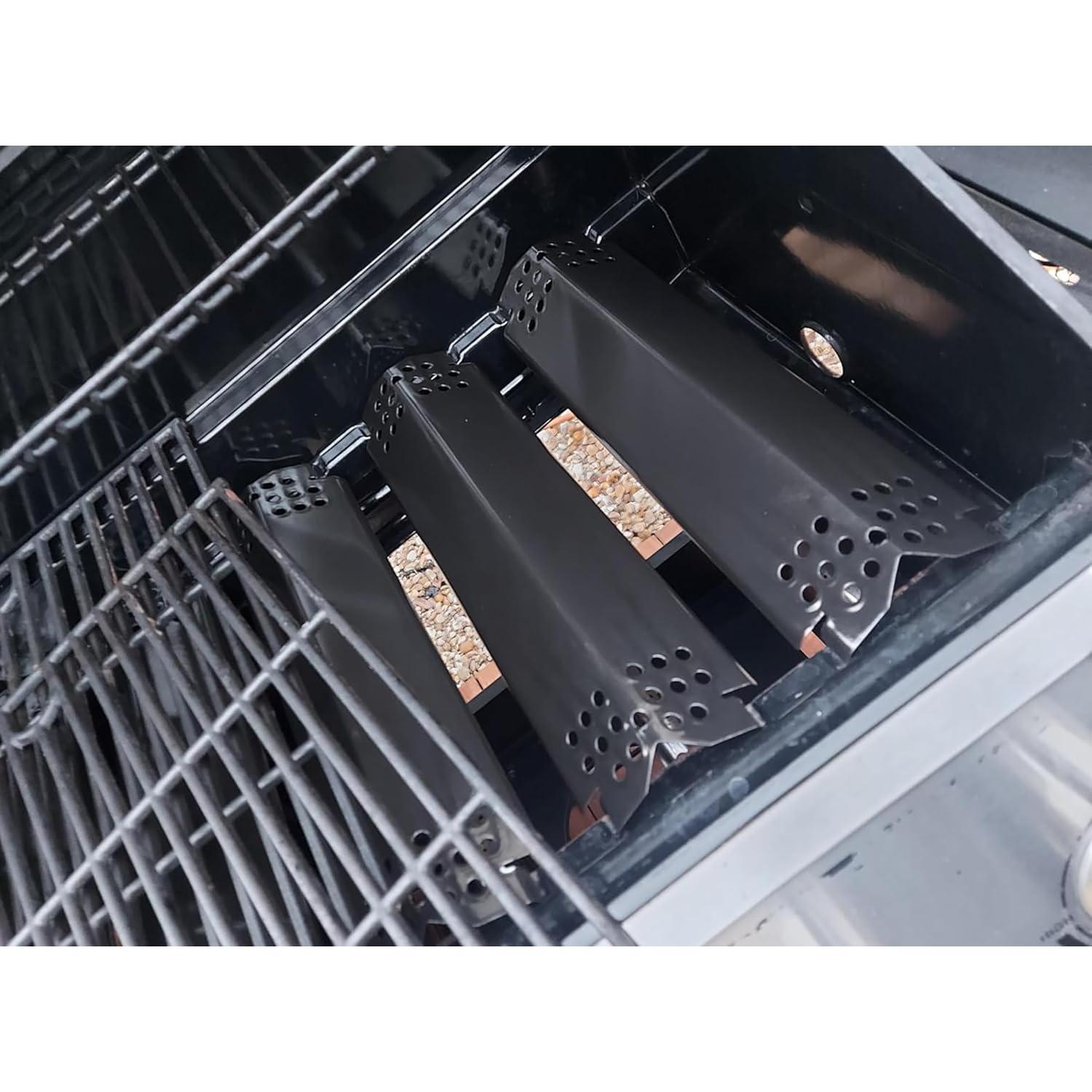 Placas de Calor Nexgrill 4 Quemador Acero Porcelánico 4 Pzas